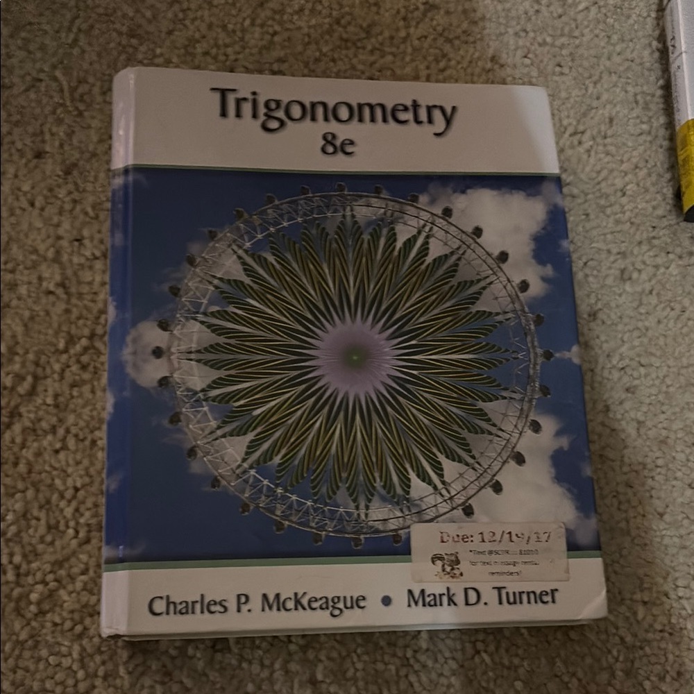 Trigonometry 8e Textbook
